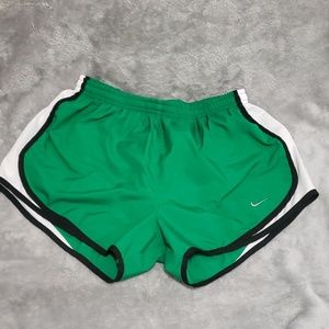 Green Nike Running Shorts